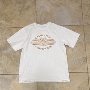 Casablanca White Graphic T-Shirt